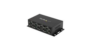 USB seriell adapter, RS-232, 8 DB9, hane