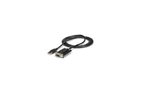 USB seriell adapter, RS-232, 1 DB9, hane