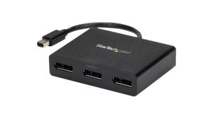 Multi-Port Adapter, Mini DisplayPort Plug - DisplayPort Socket, Black