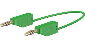 Test Lead PVC 19A Gold-Plated 1m 1mm² Green