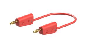 Test Lead, Zinc Copper / Gold-Plated, 500mm, Red