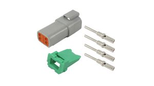 Connector Kit, Plug / Socket, 4 Contacts
