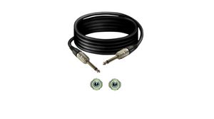 Audio Cable, Mono, 6.35 mm Jack Plug - 6.35 mm Jack Plug, 6m