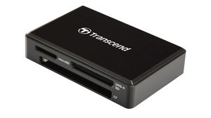 Memory Card Reader, External, Number of Slots 1, USB-A 3.0, Black