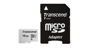 Memory Card, microSD, 16GB, 95MB/s, 10MB/s, Silver