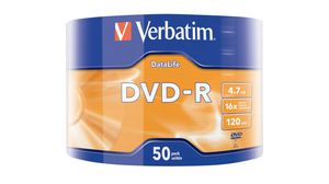 DVD-R 4.7 GB Colour Wrap of 50