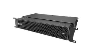 Rack Mount Airflow Management for Network Switches, Rear Intake, Passive, Adjustable, 2U, Black