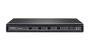 16-Port KVM Switch, DisplayPort / HDMI Combo Socket, USB-A/USB-B