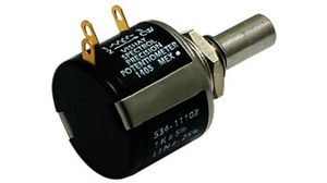 10kOhm Rotary Potentiometer 10-Turns 1-Gang Panel Mount, 534B1103JL