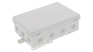 Junction Box, 6mm², 125x86x41mm, Cable Entries 18, Polyethylene / Polypropylene