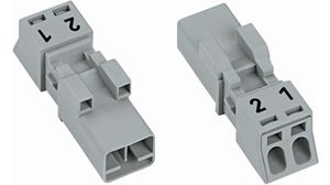 Kytkentäliitin, 0.25 ... 1.5mm², 250V, 2 Navat