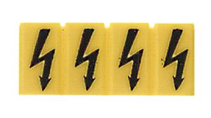 Liittimien merkintä, keltainen, 5.1mm
