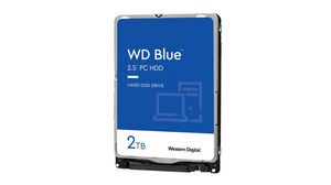 Harddisk, WD Blue, 2.5", 2TB, SATA III