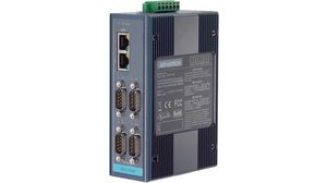 Seriële apparaatserver, 100 Mbps, Seriële poorten - 4, RS232 / RS422 / RS485