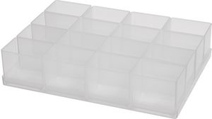 Inserts in Tray, 220x160x47mm, Clear