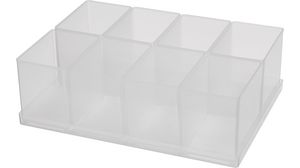 Inserts in Tray, 220x160x69mm, Clear