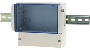 PCB Enclosure 296x158x281mm Grey / Transparent Blue ABS / Polycarbonate IP65