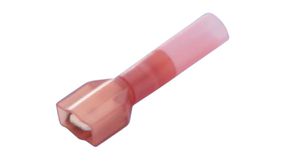 Spade Connector, Insulated, 6.3mm, 0.5 ... 1.5mm², Plug, Pack of 50 pieces
