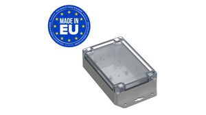 Plastic Enclosure with Clear Lid Universal 151.39x101.54x45mm Light Grey Polycarbonate IP66 / IP68