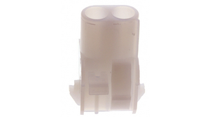 Receptacle housing, Straight, 6.35 mm, 2 Pole