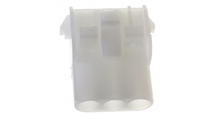 Receptacle housing, Straight, 6.35 mm, 3 Pole