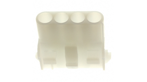 Receptacle housing, Straight, 6.35 mm, 4 Pole