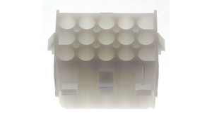 Receptacle housing, Straight, 6.35 mm, 15 Pole