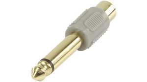 Audio Adapter, Straight, 6.35 mm Plug - RCA Socket