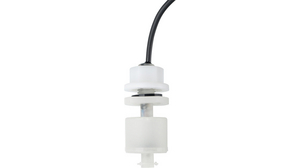 Przełącznik poziomu NC / NO 25VA 600mA 240 VAC 66mm Biały Polipropylen (PP) Kabel PCW