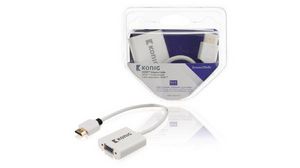 Monitor cable HDMI White 200 mm