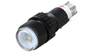 Illuminated Pushbutton Switch Momentary Function 1NO + 1NC 24 V LED Bright White None