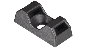 Cable tie mount Q 5 mm Black Polyamide 6.6 Pack of 100 pieces