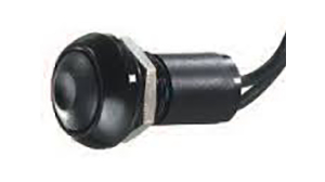 Pushbutton Switch OFF-(ON) 1NO Cable Mount Black