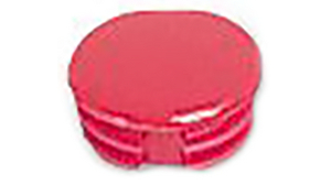 Capuchon Rond 7.2mm Rouge Polyamide Classic Collet Knobs