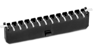 PCB Pin Header Poles 2 Single Row / Straight / With Solder Peg