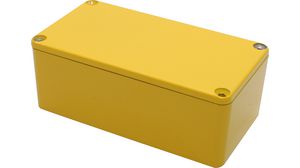 Diecast Stomp Box 1590 112x60.5x42mm Aluminium Yellow IP54
