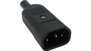 Power Entry Connector, Inlet, C14, 10A