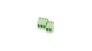 PCB Terminal Block, THT, 5.08mm Pitch, Right Angle, Screw, Clamp, 2 Poles