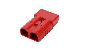 Battery Connector Housing, Genderless, 350A, Red, Poles - 2