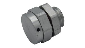 Pressure Compensating Plug M12 12.5mm IP66 / IP68 Aluminium Alloy Silver