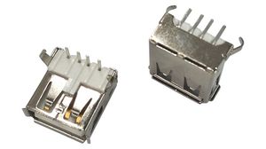 USB A-Steckverbinder 2.0, Buchse, USB-A 2.0, Rechter Winkel, Positionen - 4