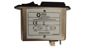Strøminngang med filter C14 2A 250VAC