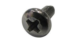 Rounded Head Screw, Machine / Pan Head, Phillips, PH2, M5, 10mm, Pack of 100 pieces