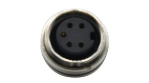Mini Connector Socket 5 Contacts, 6A, 250V, IP67
