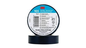 Electrical Tape, Temflex 165, PVC, 15mm x 10m, Black