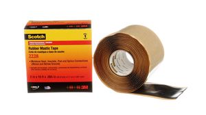 HTAPE-FLEX1000+19X6 PVC BK, HellermannTyton PVC Electric Insulation Tape  19mm x 6m Black