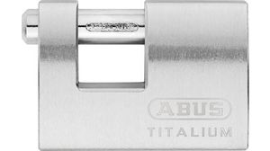ABUS Key Weatherproof Titalium Safety Padlock, Keyed Alike, 12mm Shackle, 70mm Body