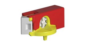 Lockable Twist Knob, Red / Yellow