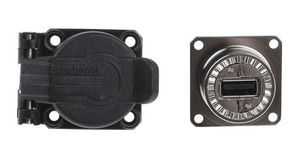 Connector, USB-A 2.0, Socket, Panel Mount