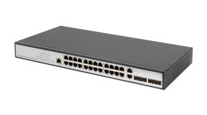 Ethernet Switch, RJ45 Ports 24, 1Gbps, Managed